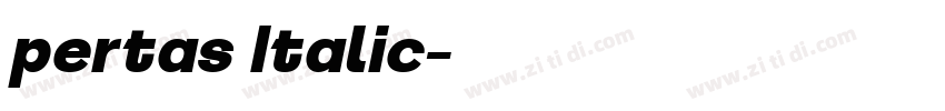 pertas Italic字体转换 pertas Italic字体转换